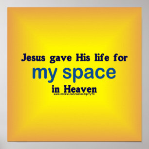 My Space in Heaven Poster
