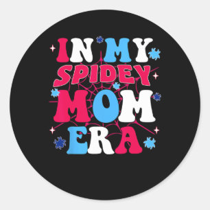 My Spidey Mum Mothers Day  Classic Round Sticker