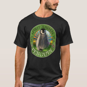 My Spirit Anima Is A Penguinl Animal  Ornithologis T-Shirt