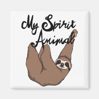 My Spirit Animal Cute Sloth Magnet
