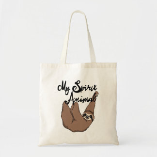My Spirit Animal Cute Sloth Tote Bag