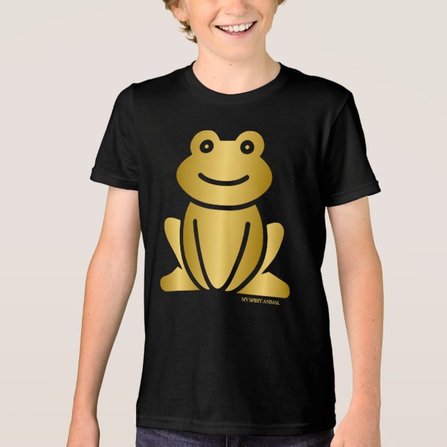 My Spirit Animal - Frog Tri-Blend Shirt (Front)