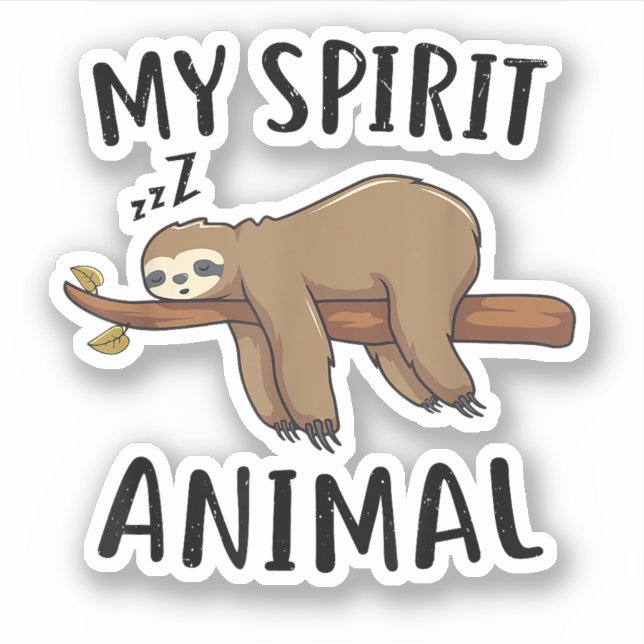 My Spirit Animal Funny Sloth Gift (Front)