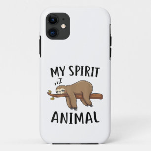 My Spirit Animal Funny Sloth Gift Case-Mate iPhone Case