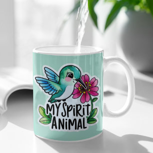 My Spirit Animal Hummingbird Mug