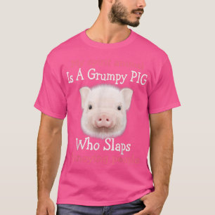 My Spirit Animal Is A Grumpy Pig Who Slaps Annoyin T-Shirt