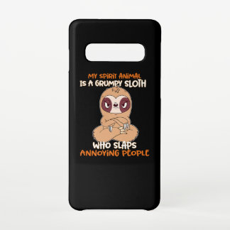 My Spirit Animal Is A Grumpy Sloth Samsung Galaxy Case