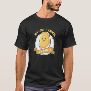 My Spirit Animal Is A Potato Food Yam Potatoes T-Shirt