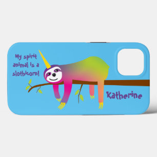 My Spirit Animal is a Slothicorn iPhone 13 Case