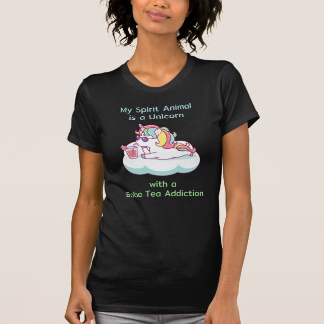 My Spirit Animal is a Unicorn T-Shirt (Front)