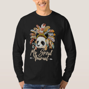 My Spirit Animal Native American Panda Lover T-Shirt