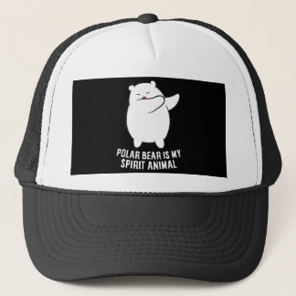 My Spirit Animal Polar Bear Cute Polar Bear Lover Trucker Hat