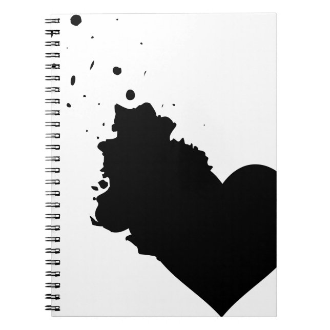 My Splattered Heart notebook (Front)