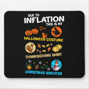 My Spooky Halloween Thanksgiving Ugly Christmas Co Mouse Pad