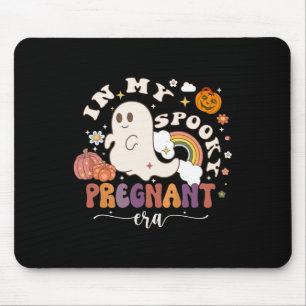 My Spooky Pregnant Era Ghost Halloween Pregnant Mo Mouse Pad
