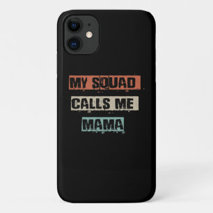 My Squad Calls Me Mama Funny Workout Gym Mum Gift Case-Mate iPhone Case