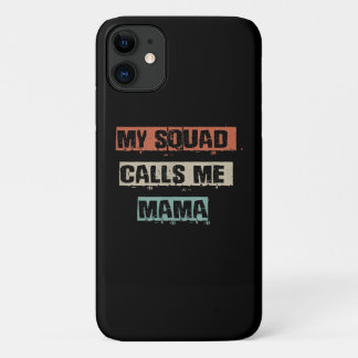 My Squad Calls Me Mama Funny Workout Gym Mum Gift Case-Mate iPhone Case