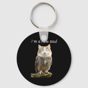 My Srit Animal Funny Meowl, Cursed Cat Owl Brainro Key Ring
