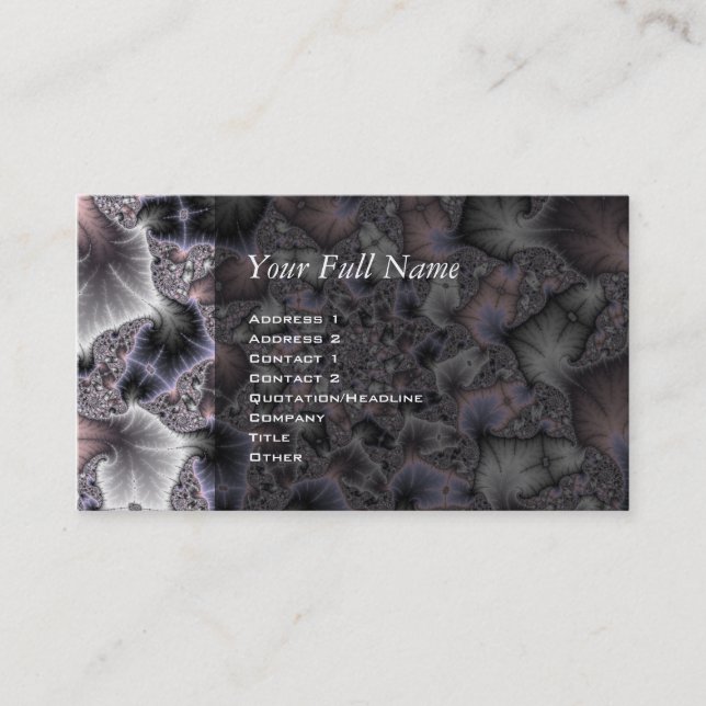 My Star - Fractal Art Business Card (Front)