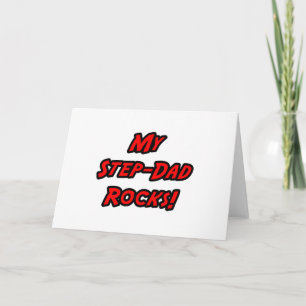 My Step-Dad Rocks Card