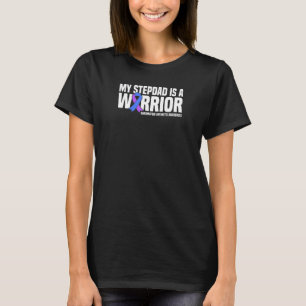 My Stepdad Is A Warrior Rheumatoid Arthritis Aware T-Shirt