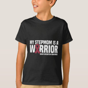 My Stepmom is a Warrior Brain Aneurysm Awareness  T-Shirt