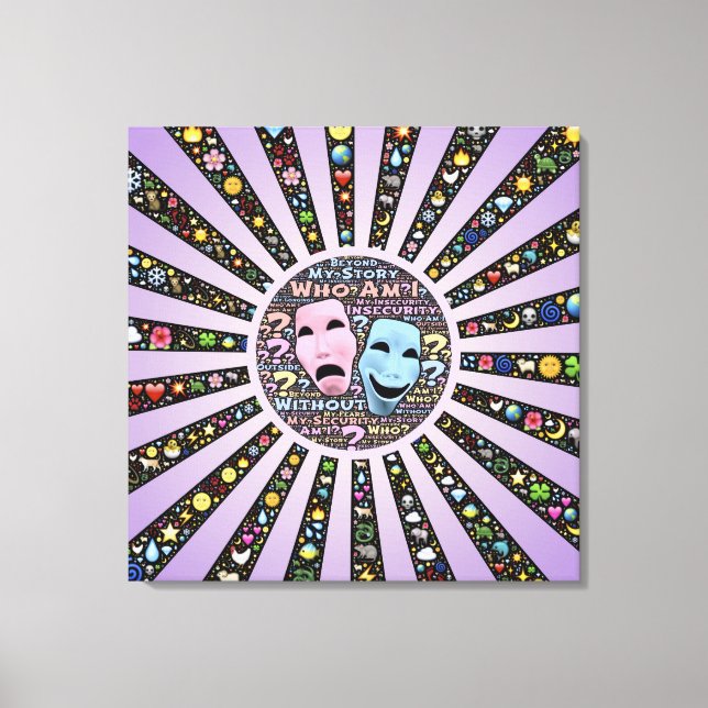 My Story Typography Canvas Print (Front)