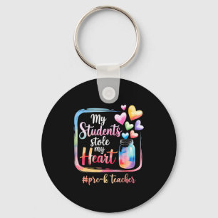 My Student Stole My Heart Pre-k Teacher Valentine  Key Ring