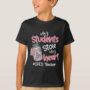 My Student Stole My Heart Sped Teacher Valentine D T-Shirt