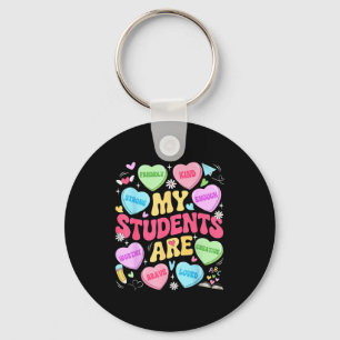 My Students Are Kind Strong Valentine Teacher Wome Key Ring