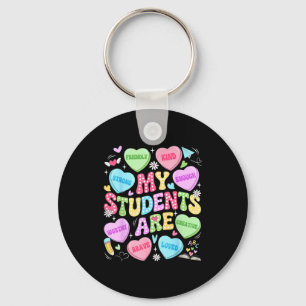 My Students Are Kind Strong Valentine Teacher Wome Key Ring