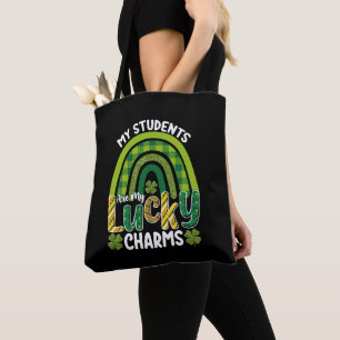 My Students Are My Lucky Charms St Patrick's Day Tote Bag