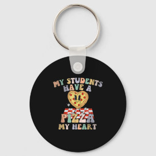 My Students Have A Zza-my-heart Valentines Day Tea Key Ring