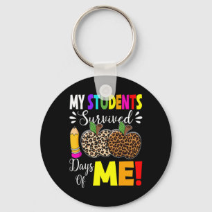 My Students Survived 100 Days Of Me Fun Students T Key Ring