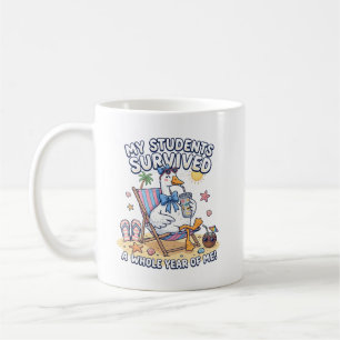 My Students Survived A Whole Year of Me Funny  Coffee Mug