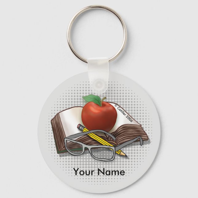 My Substitute Teacher keychain (Front)