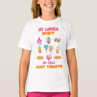 My Summer Diet No Calls Just Treats T-Shirt