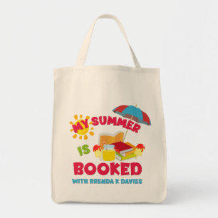 My Summer Is Booked with Brenda K Davies Tote Bag