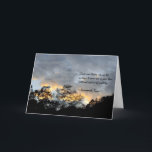 My Sunset Sky/ Tagore Quotes Card<br><div class="desc">Sunset image with a quote which goes as: "Clouds come floating into my life, no longer to carry rain or usher storm, but to add colour to my sunset sky.” by Rabindranath Tagore (1861-1941), an Indian Poet, Playwright and Essayist, who won the Nobel Prize for Literature in 1913. Thought this...</div>