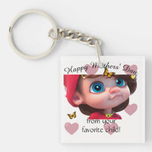 My super cool mum key ring