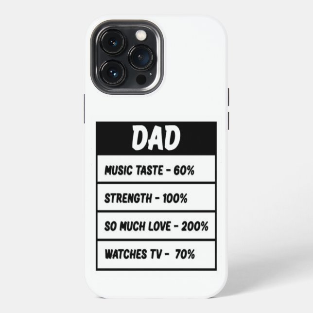 my super dad iPhone case (Back)