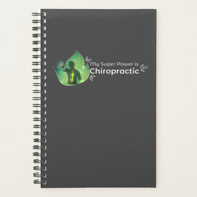 My Super Power is Chiropractic Planner (Front)