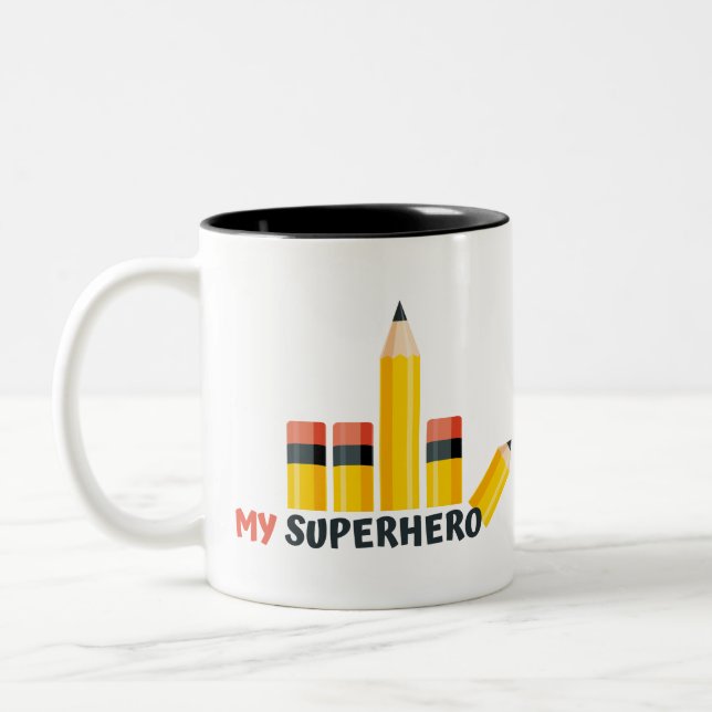 My Superhero Pencil Power Mug (Left)