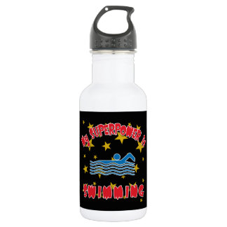 My Superpower is Swimming 532 Ml Water Bottle