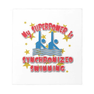 My Superpower is Synchronised Swimming Notepad