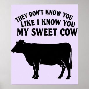 My Sweet Cow Poster