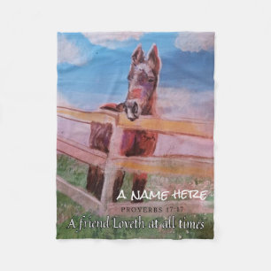 My sweet Jamie pastel Fleece Blanket