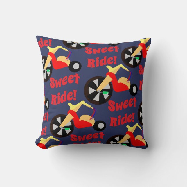My Sweet Ride Pattern Cushion (Front)