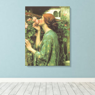 My Sweet Rose, or Soul of the Rose by Waterhouse Canvas Print