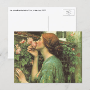 My Sweet Rose, or Soul of the Rose by Waterhouse Postcard